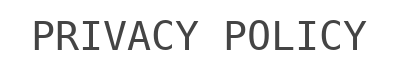 privacy policy