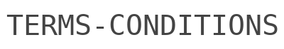 terms and conditions